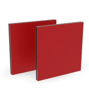 Płyta dibond czerwony RAL 3020 m/p - 3 mm